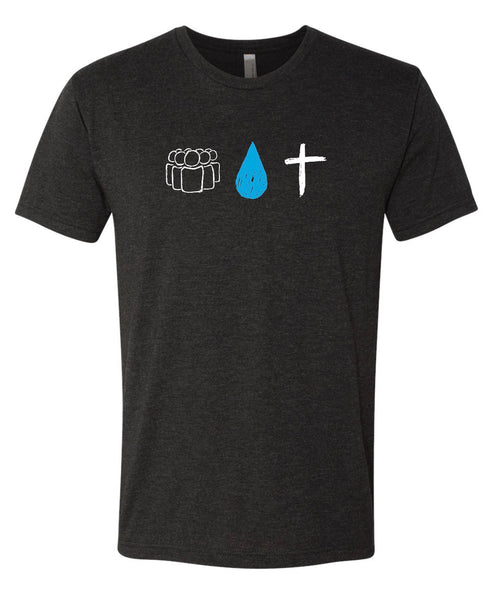 SALE! Community, Water, & Jesus T-Shirt